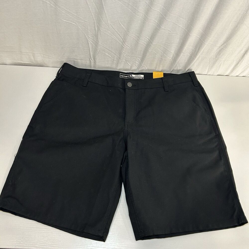 Carhartt Shorts Women's Size 18 Canvas Work Rugged Flex 10” Loose Fit BS3111-W